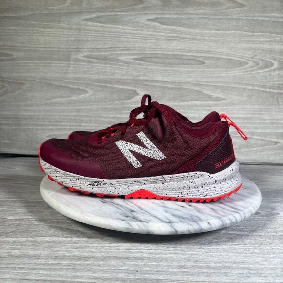 New Balance Nitrel V3 Womens 6 Running Shoes Maroon Athletic Hiking All Terrain - Picture 7 of 16